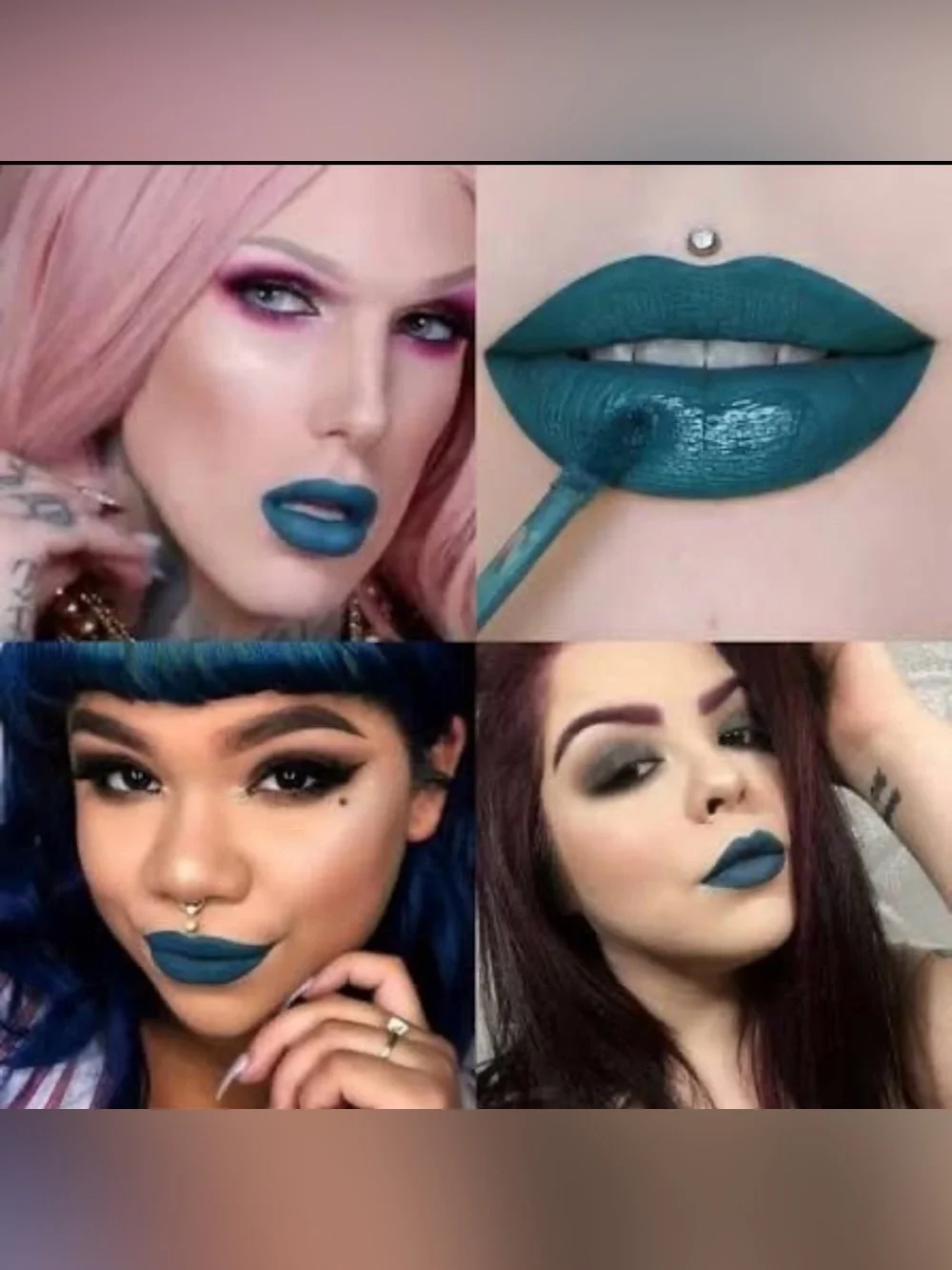 Rare New Jeffree Star Velour Liquid Lipstick - Mermaid Blood (Teal)
